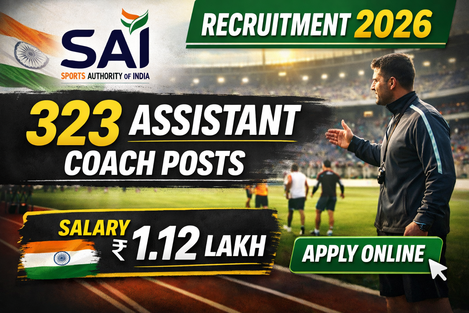 SAI Assistant Coach Recruitment 2026