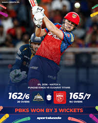 Punjab Kings won by 3 wickets